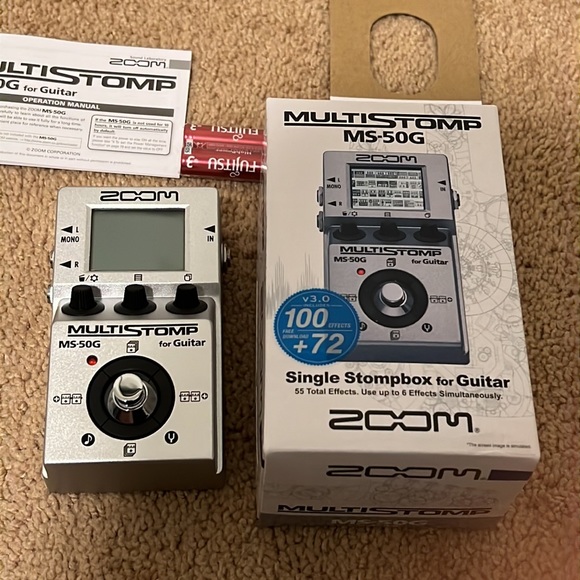 New Zoom MS-50G Guitar MultiStomp Pedal - Picture 8 of 8